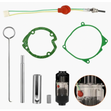 7-Piece Ceramic Glow Plug Repair Kit with Gasket and Wrench, Compatible with 12V 2KW Diesel Air Heaters