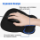 Ergonomic Gel Mouse Pad with Wrist Support, Non-Slip Polyurethane Base for Comfortable Office and Home Computer Use, 9.2 5