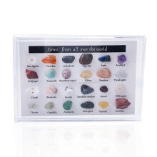 24 Pcs Advent Calendar Mineral Rock Christmas Countdown Toys Crystal Gem Collections Gifts For