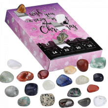 Calendario de Adviento de Navidad con 24 piedras preciosas, Calendario de Adviento de Cristal 2026