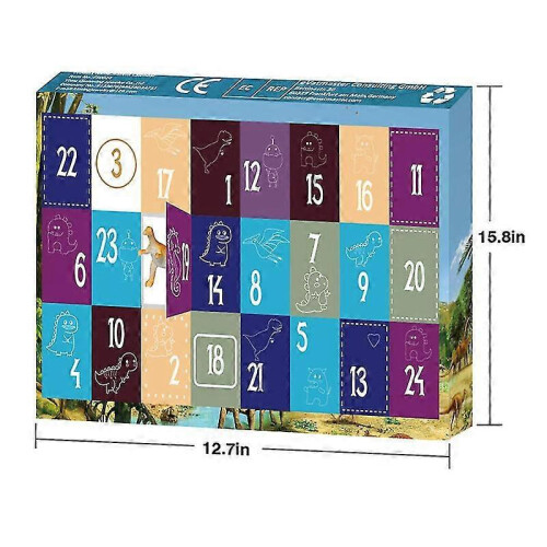 Adventskalender Dinosaurie Nedräkning Leksak Set 2