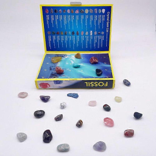 24Pcs Crystal Ore Advent Calendar, Unique Design Christmas Countdown Calendar, Christmas Gift 1