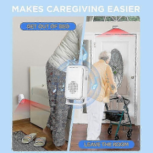 Bed Sensor Alarm for Elderly Dementia Patients - Wireless Fall Detection & Motion Sensor Alert System for Seniors 2
