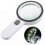 Reading Magnifier, 30x Magnifier, Illuminated Magnifier With 12 High-power Leds 1