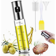 Pulverizador de aceite para cocinar, botella pulverizadora de aceite recargable para ensaladas, parrillas y repostería en la cocina.