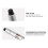 Practical Aluminum Alloy Thumb Push Button Pepper Grinder for Salt, Spices & External Grinding 3