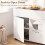 Costway Sideboard Buffet Cabinet with Storage Industrial Coffee Bar Cabinet 8