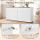 Costway Sideboard Buffet Cabinet with Storage Industrial Coffee Bar Cabinet 10
