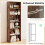 Costway 6-Tier Open Bookcase 178cm Tall Standing Book Storage Organizer 6