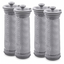 4 filtros de repuesto para aspiradoras compatibles con las series S11 Tango, S12 EX, A10, A11 Hero y Master.