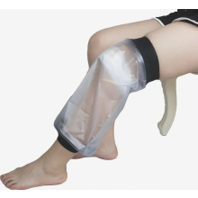 Protector impermeable para yeso de pierna y rodilla para adultos, funda de ducha para yesos y vendajes secos.