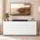 Costway Sideboard Buffet Cabinet with Storage Industrial Coffee Bar Cabinet 5