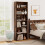 Costway 6-Tier Open Bookcase 178cm Tall Standing Book Storage Organizer 4