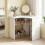 Costway Corner Desk Triangle Computer Desk with Storage Shelves 4