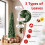 Costway 6 FT Pre-lit Pencil Christmas Tree with Warm LED Lights 9