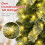 Costway 6 FT Pre-lit Pencil Christmas Tree with Warm LED Lights 7