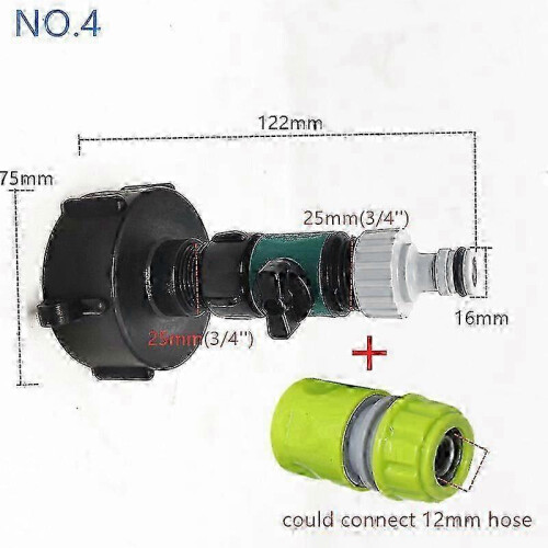 Robinet cu adaptor S60x6 și robinet de 3/4" (doar robinet) 2