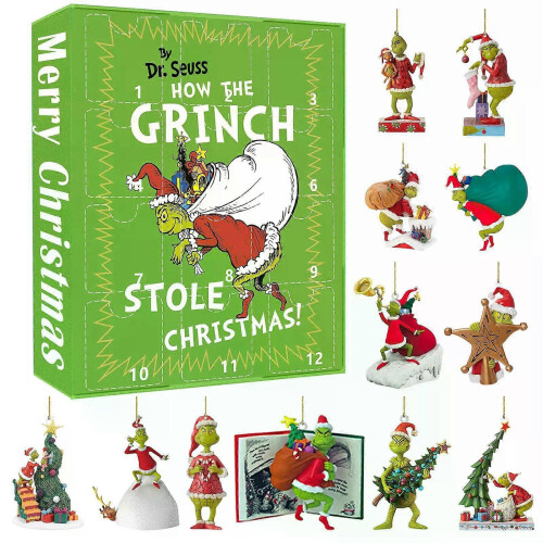 Weihnachtskalender-Ohrringe mit Countdown, Überraschungsbox, Weihnachtsgeschenk für Kinder