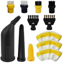 Accessoires voor handstoomreinigers SC1, SC2, SC3, SC4 en SC5: Vervangende mondstukken en microvezeldoeken