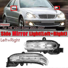 Blinker für W203 C-Klasse, Paar Außenspiegelblinker links & rechts