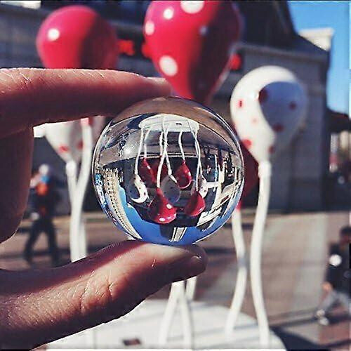 40mm(1.6 inch) Solid Mini Fengshui Crystal Ball Healing Crystals(Clear) 2