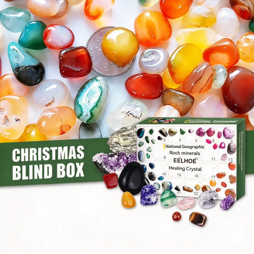 Adventní kalendář s léčivými krystaly