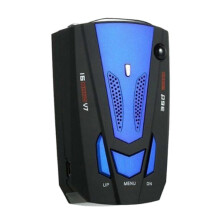 Radardetector, stads-/snelwegmodus, 360 graden detectie, met led-display voor auto's, spraakwaarschuwing en snelheidsalarm.