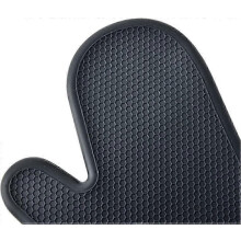 300 silikone honningkage-isoleringshandsker til mikrobølgeovn og ovn 18*32,5 cm (sort grå) 2 stk.