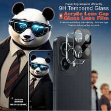 IMAK Kompatibel Til Oppo Reno16 Pro 5G (Global) Hærdet Glas Fulddækkende Linsefilm + Akryldæksel