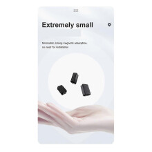 GF08 Mini GPS Tracker til Bil, Kæledyr og Børn - Realtids Anti-Lost Locator 3 stk.