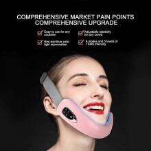 Smart V Face-enhed Ansigtsmassager Hjemmeskønhedsinstrument V-ansigtsformning Abs 500g Ansigtsløftningsværktøjer