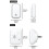 Wireless Doorbell,No Battery Needed,38 Ringtones, Waterproof,150m Range, Suitable for US Plug for H 3