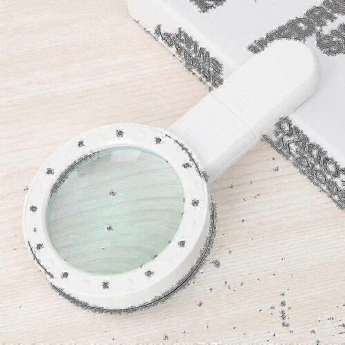 Reading Magnifier, 30x Magnifier, Illuminated Magnifier With 12 High-power Leds 1