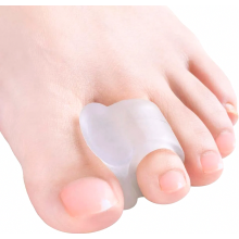 Lot de 10 séparateurs d'orteils en gel pour soulager les oignons et les orteils qui se chevauchent, écarteurs d'orteils en silicone transpar