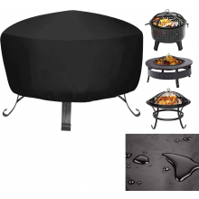 Housse imperméable pour foyer extérieur, en tissu, pour foyers de jardin, terrasse et balcon, 95 x 75 cm