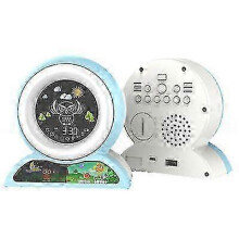 Sveglia per bambini, multifunzionale per l'allenamento al sonno, orologio elettronico creativo, luce notturna per il risveglio, doppio