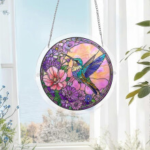 Acrylic Stained Glass Kit – 7.4 Inch & UV Printed – for Home & Garden