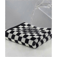 Soft Checkered Bath Towels - Premium Cotton, Highly Absorbent for Everyday Use