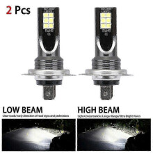 lampadine a LED H7 per fari con tecnologia super luminosa 3030 12SMD per luci diurne e fendinebbia per auto.