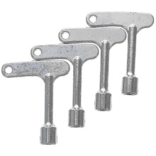 4pcs Elevator Key Elevator Service Key Triangle Panel Lock Triangle Spanner