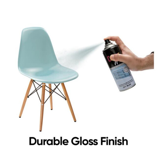 Rapide RAPIDE PF Colour It Spray Paint Performance Quick Drying Wood Gloss Sky Blue 400ml 2