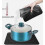 Silicone Coaster, 2pcs Anti-slip Heat Resistant 250c Multi-function Spoon Rest 4
