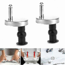New 2pcs Quick Release Top Fix Toilet Seat Hinges Closestool Fittings Repair Part Tool S20241230586