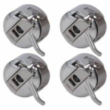 Set van 4 spoelhouders, compatibel met standaard huishoudelijke naaimachines, duurzame vervangende naaiaccessoires.