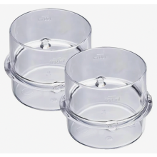 2er-Pack Messbecherdeckel, Ersatzteile mit einem maximalen Fassungsvermögen von 100 ml für Küchengeräte