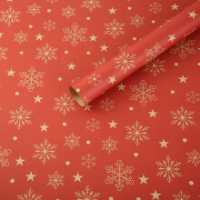 7 Pack Christmas Wrapping Paper Large Kraft Gift Wrap Vintage Holiday Designs 70 x 50cm