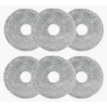 6er-Pack Ersatz-Wischmopptücher, waschbare Bodenreinigungspads für Saugroboter, 6-teiliges Set