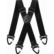Extra starke Hosenträger für Herren, 3,8 cm breit (Rückenbreite), verstellbare Länge, rutschfeste Schnalle, Einheitsgröße