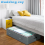 4 Pack 90L Underbed Storage Boxes with Lids, Foldable Organisers for Clothes, Duvets and Bedding, Grey 4