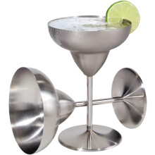 OGGI conjunto de 2 copos de margarita em aço inoxidável, 12 oz